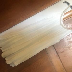 Beach style white dress